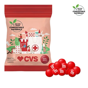 Photo of 2oz Eco Digibag, Compostable & Full Color, Color Choice M&Ms