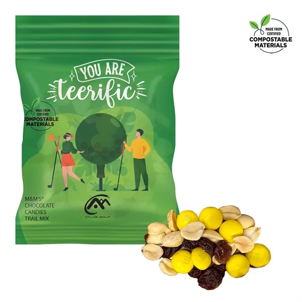 Dark Green color option for 2oz Eco Digibag, Full Color, Color Choice M&M's Trail Mix