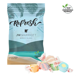 Photo of 4 Oz. Eco Digibag™, Compostable, Tropical Salt Water Taffy