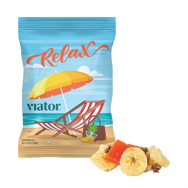 White color option for 4 Oz. Full Color Digibag™ With Caribbean Delicacy Mix