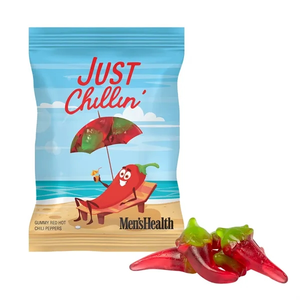 Photo of 4 Oz. Full Color Digibag™ With Red Hot Chili Pepper Gummies