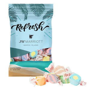 Photo of 4 Oz. Full Color Digibag™ With Tropical Salt Water Taffy