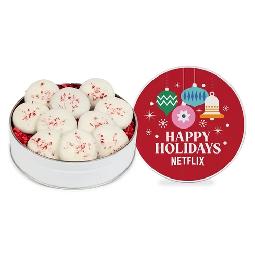 Main photo of Peppermint Delight Cookies  Small Gift Tin 10ct