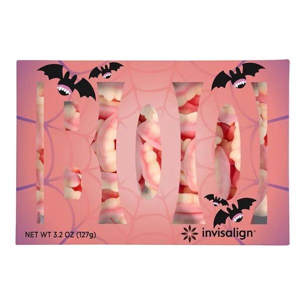 White color option for Boo Diecut Box With Gummy Teeth