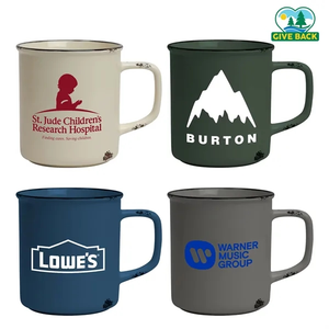 Photo of Distressed Stoneware 17oz Camp Mug