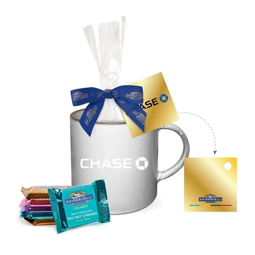 Main photo of Ghirardelli Mug Drop With 18oz Ghost Glaze Mug
