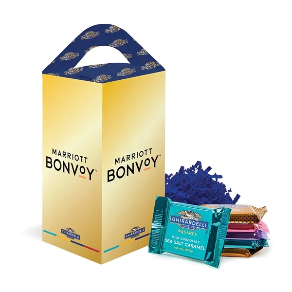 White color option for Tote Box With Ghirardelli Chocolate Squares