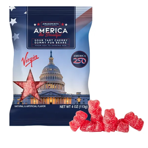 Photo of America 250  4oz. Digibag Cherry Gummy Bears