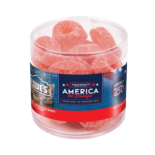 Main photo of America 250  Round Acetate Watermelon Rings