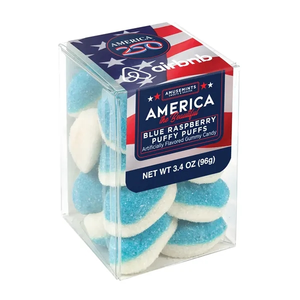 Photo of America 250  Short Acetate Blue Raspberry Puffs