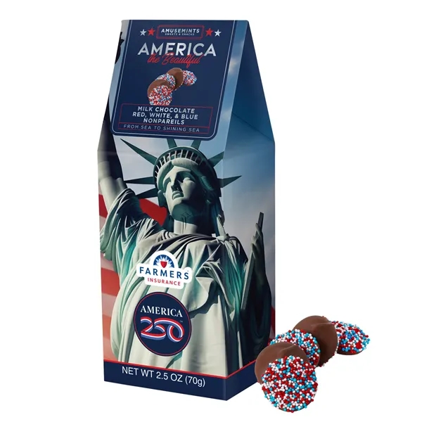 White color option for America 250  Gable Box  Nonpareils