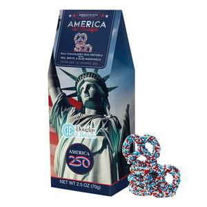 Photo of America 250  Gable Box  Nonpareil Mini Pretzels