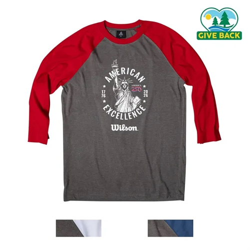 Main photo of America 250 Ace Raglan 3/4 Sleeve Tee