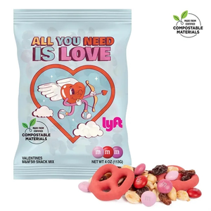 Photo of 4oz Eco Digibag, Valentines M&M Snack Mix