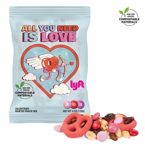 Photo of 4oz Eco Digibag, Valentines M&M Snack Mix