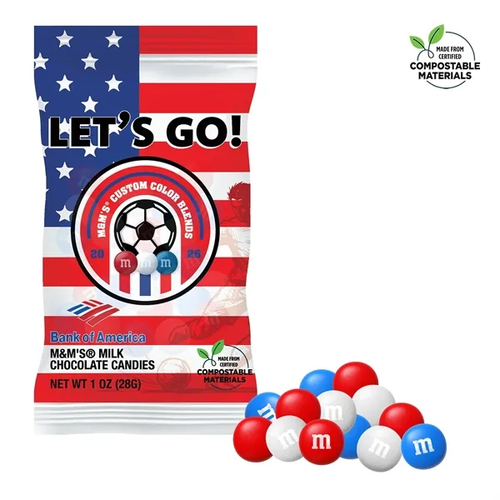 Main photo of Soccer M&M's Color Choice, 1oz Eco Digibag & Full Color