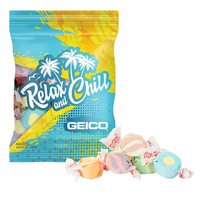 2oz. Full Color Digibag With Tropical Salt Water Taffy
