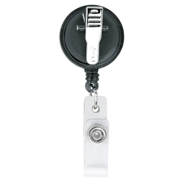 Translucent Black color option for Promo Retractable Badge Holder