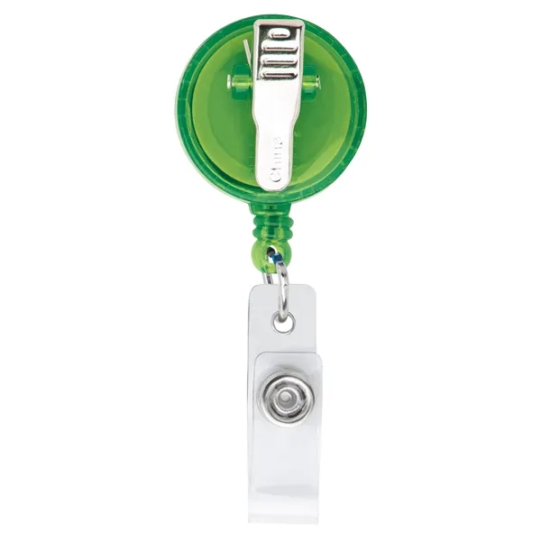 Translucent Green color option for Promo Retractable Badge Holder