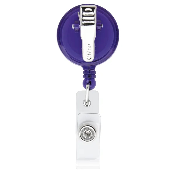 Translucent Purple color option for Promo Retractable Badge Holder