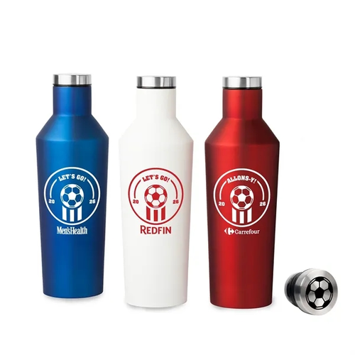 Main photo of Soccer Vacuum Sealed 17oz Bottle
