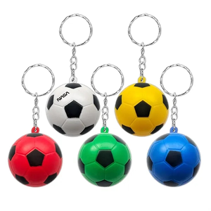 Photo of Mini Soccer Ball Stress Reliever On Keychain
