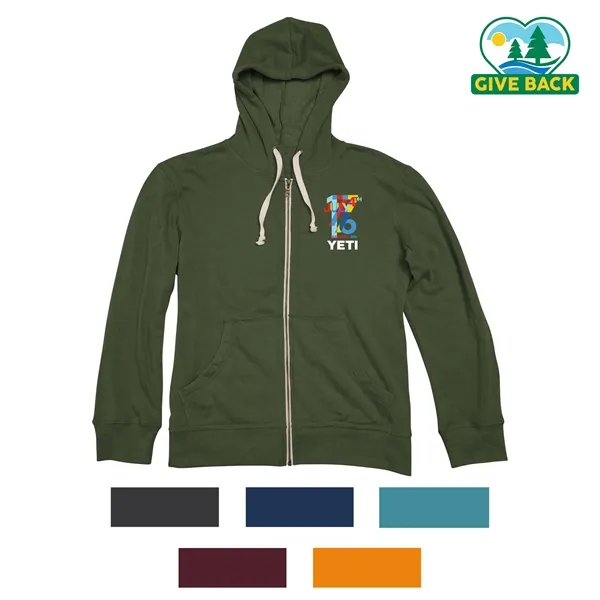 Military Green color option for America250 Ace Men Super Soft Whisper Fleece Full Zip Hoodie