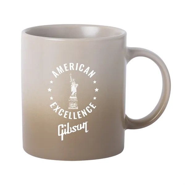 Khaki color option for America250 Comfort Color 12 Oz. Ombre Mug