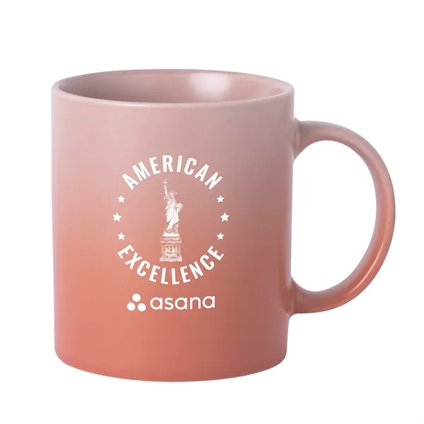Red color option for America250 Comfort Color 12 Oz. Ombre Mug