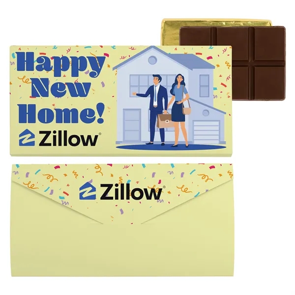 Gold color option for Embossed Chocolate 3 Bar Envelope