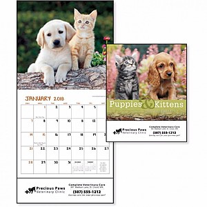Photo of Puppies Kittens Mini Calendar