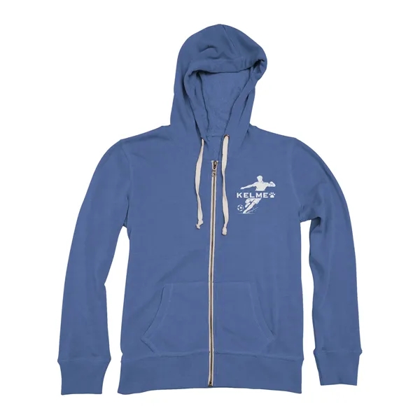 Blue Yonder color option for Soccer Ace Ladies' Super Soft Whisper Fleece Full Zip Hoodie