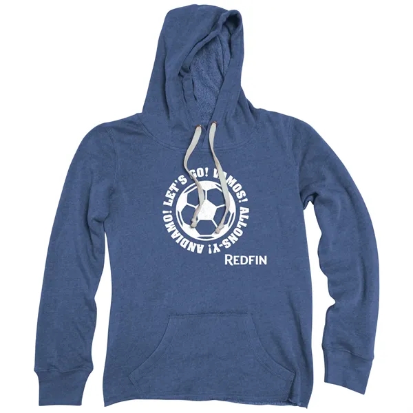 Blue Yonder color option for Ace Ladies' Whisper Fleece Pullover Hoodie