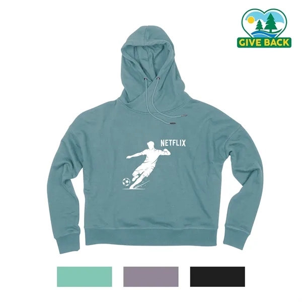 Stillwater color option for Soccer Ace Ladies Cropped Boxy Hoodie