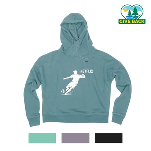 Photo of Soccer Ace Ladies Cropped Boxy Hoodie