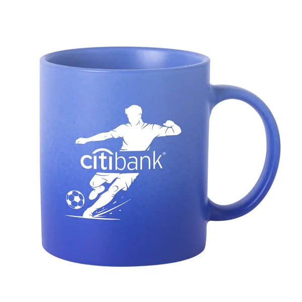 Blue color option for Soccer Comfort Color 12 Oz. Ombre Mug