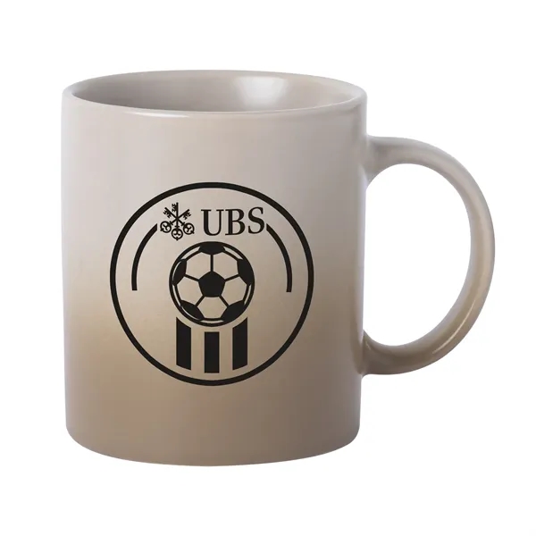 Khaki color option for Soccer Comfort Color 12 Oz. Ombre Mug