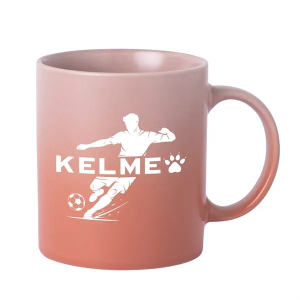 Red color option for Soccer Comfort Color 12 Oz. Ombre Mug