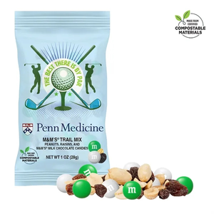 Photo of Golf   1oz M&M's® Trail Mix Eco Digibag, Full Color