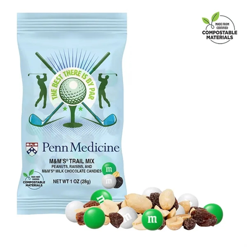 Main photo of Golf   1oz M&M's® Trail Mix Eco Digibag, Full Color