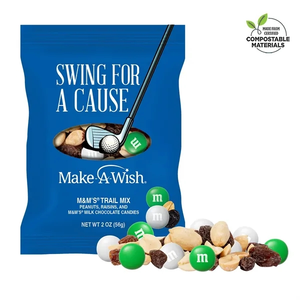 Photo of Golf   2oz Full Color Digibag Color Choice M&M's Trail Mix