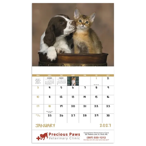 Photo of Puppies Kittens Stapled Calendar
