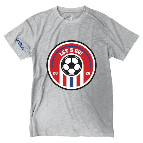 Dove Gray color option for Soccer Ace Slub T Shirt S/S Crew Neck   Unisex