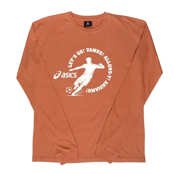 Clay color option for Soccer Ace Vintage Wash Long Sleeve Tee