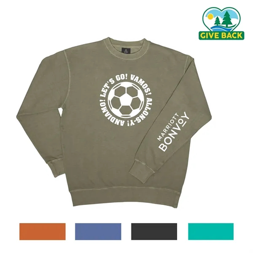 Main photo of Soccer   Ace Vintage Wash Crew Fleece
