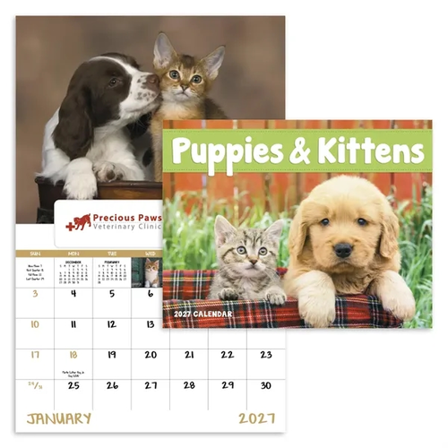 Main photo of Puppies Kittens Window Calendar