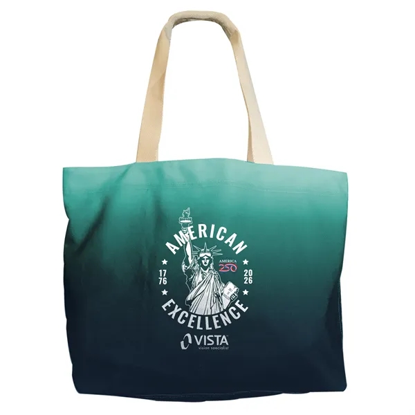 Opal color option for America 250 Ace Ombre Tote