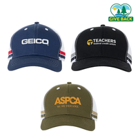 Ace Striped Trucker Hat