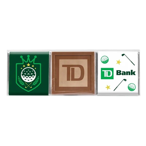 Photo of Golf   Square Bar  3 Pack With Etched Bar In Acetate Box