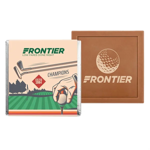 Photo of Golf   Etched Milk Chocolate Bar With Full Color Band